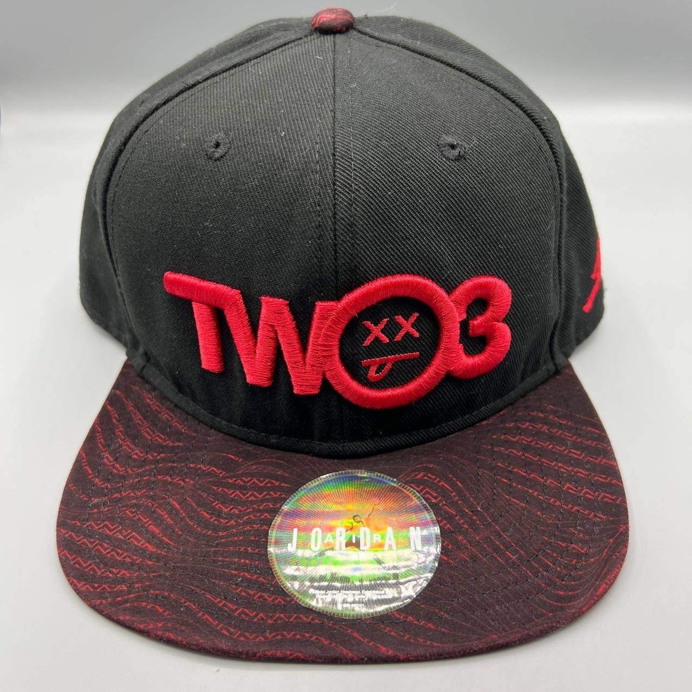 Air Jordan Hat Men Black Red‎ Flu Game Embroidered Jumpman Snap Back Cap